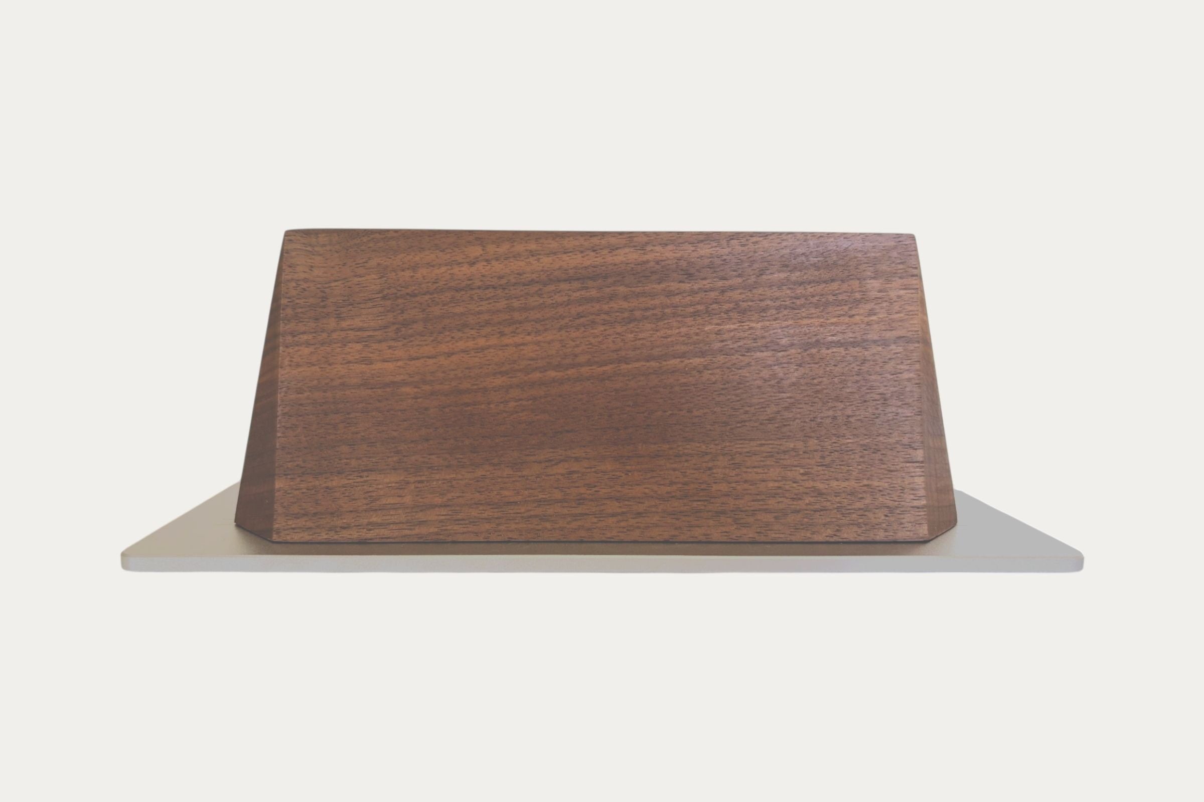 Solid Walnut Vertical Laptop Stand