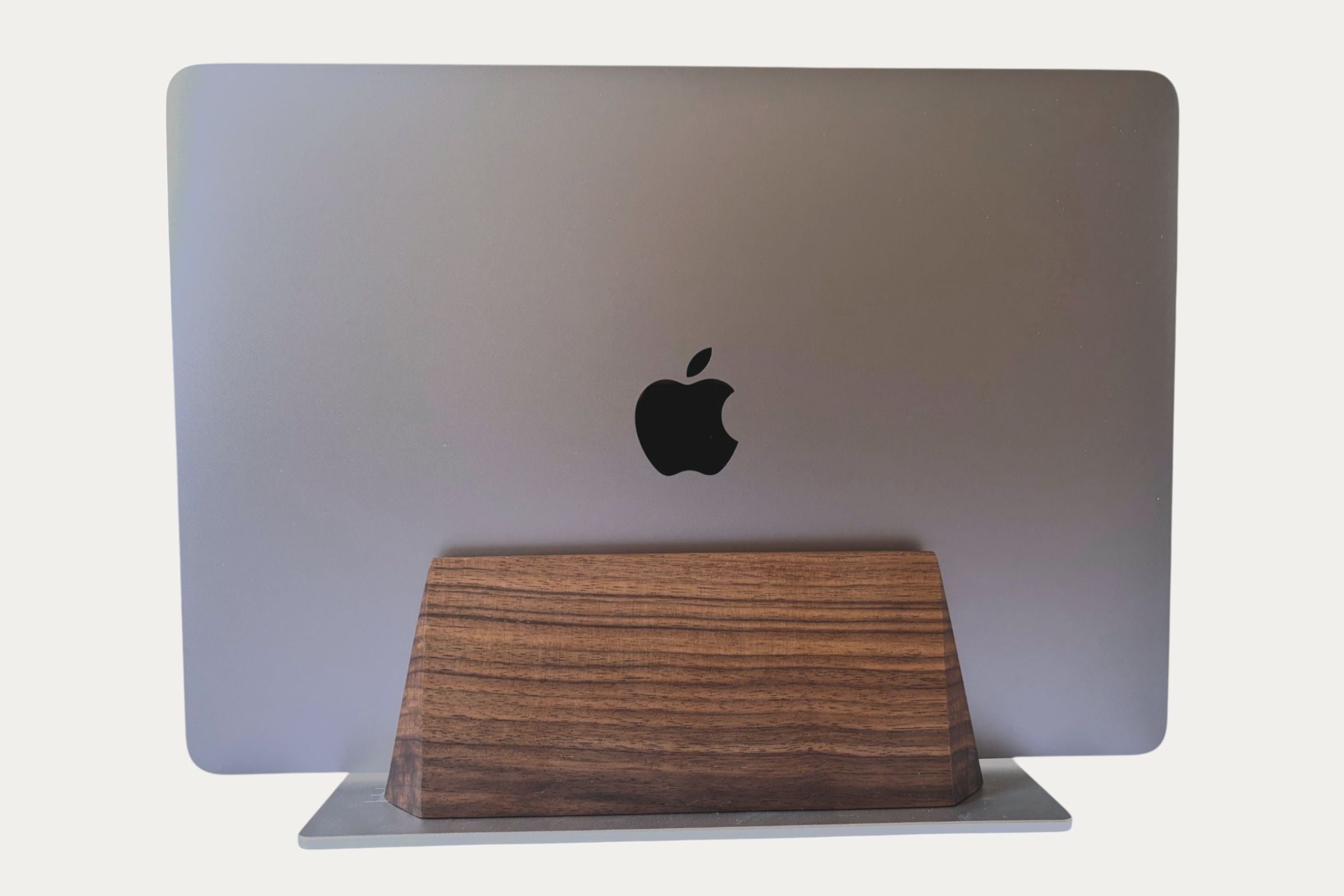 Solid Walnut Vertical Laptop Stand