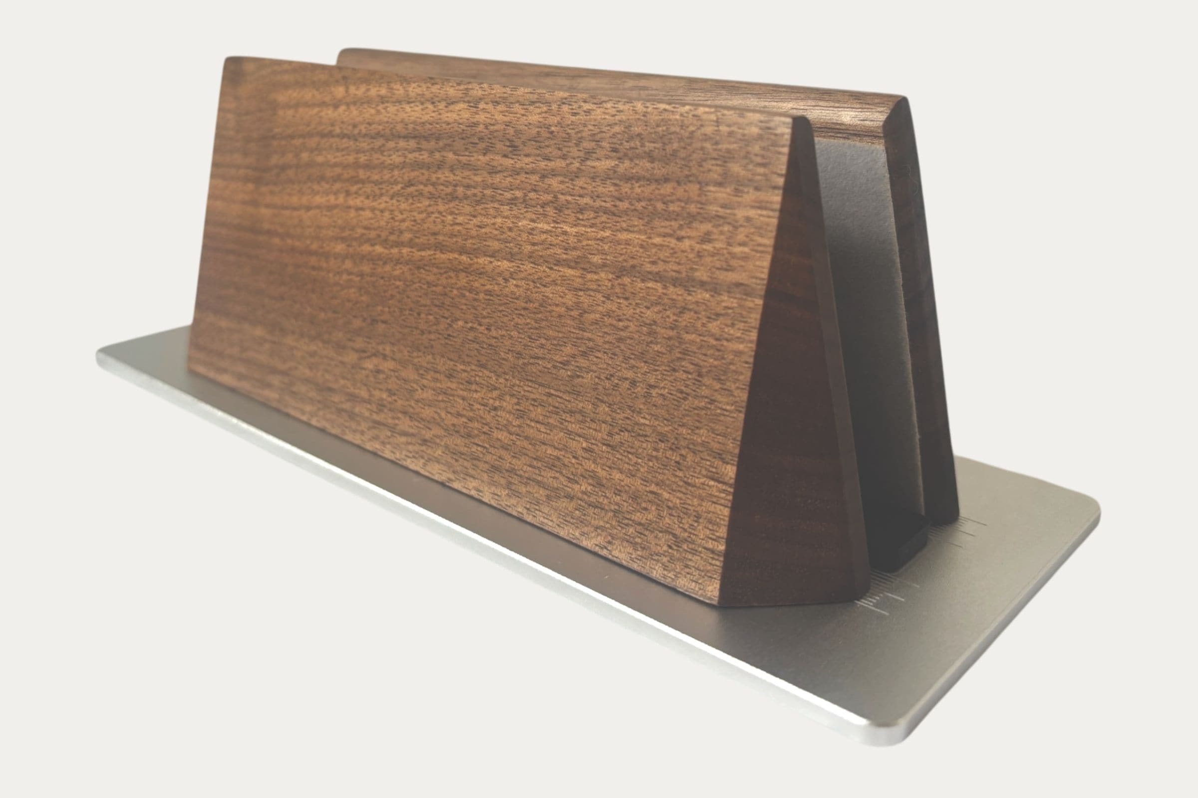 Solid Walnut Vertical Laptop Stand