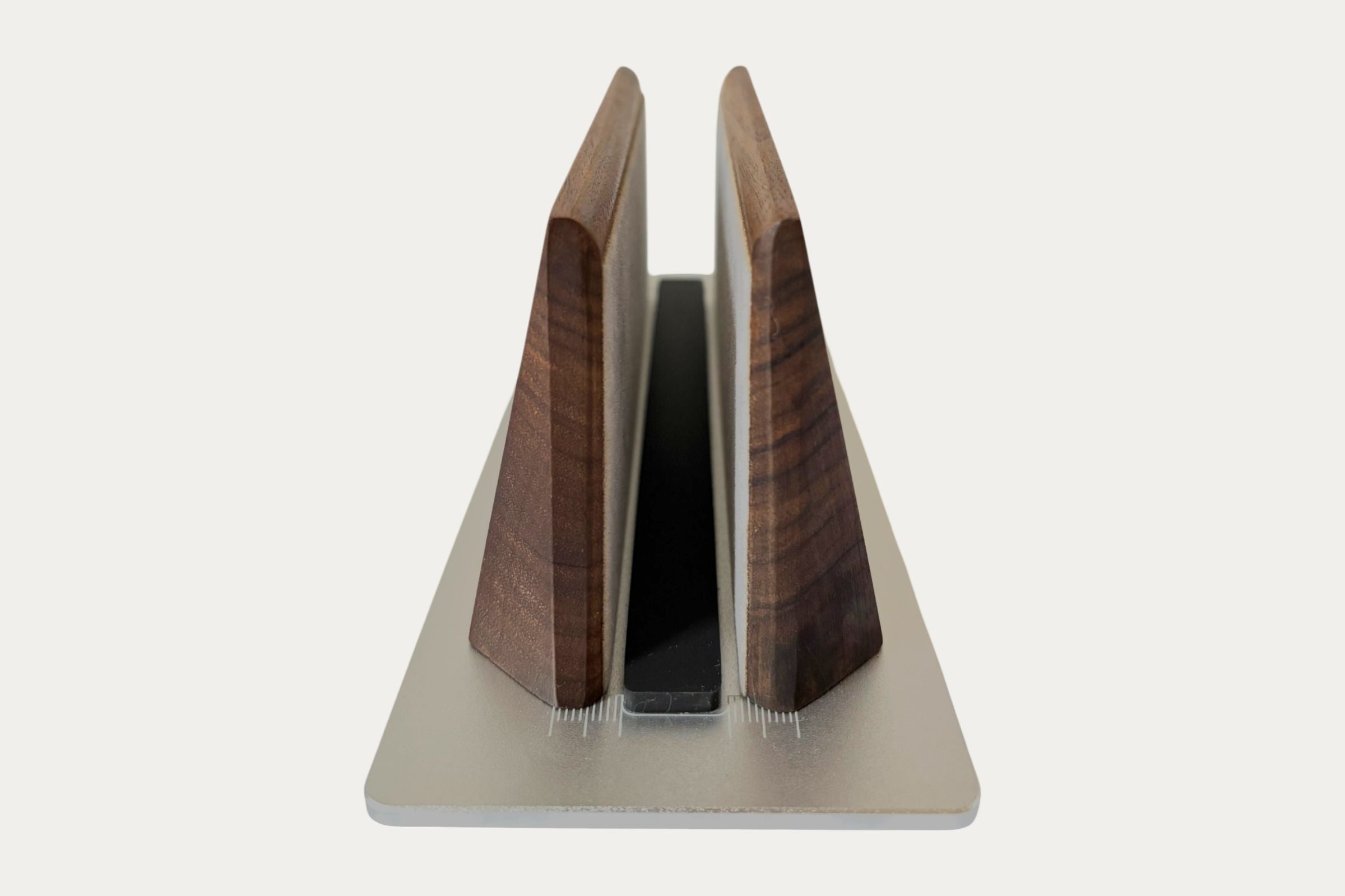 Solid Walnut Vertical Laptop Stand
